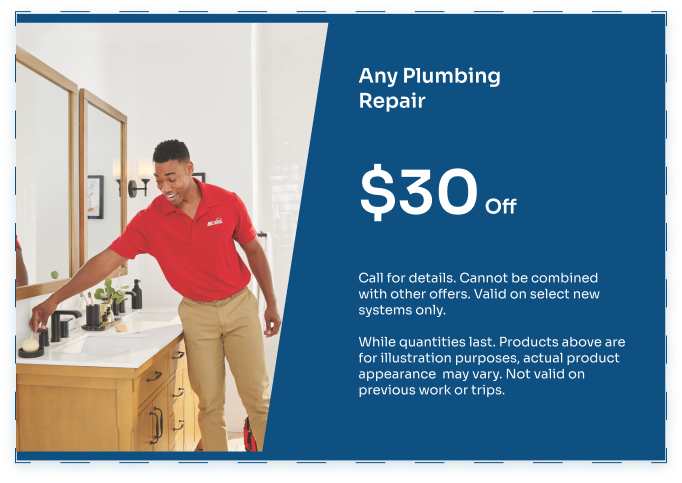 Any Plumbing Repair $30 Off