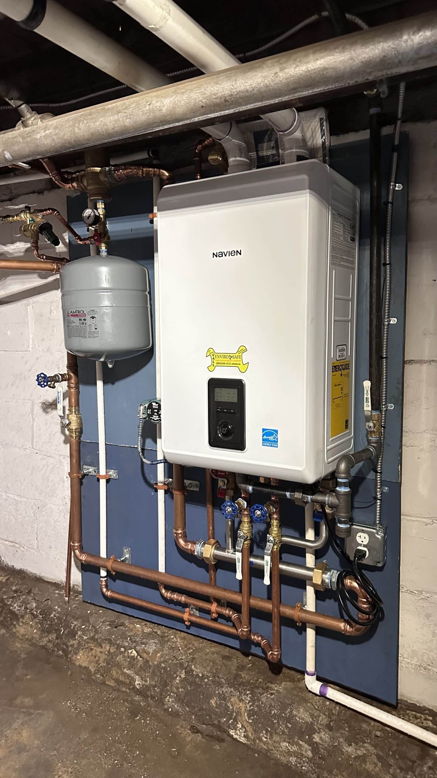 Navien Combi NCB240 Boiler/Water Heater In Woodbury, NJ - EnviroSafe Plumbing, Heating, Air Conditioning, Water Treatment